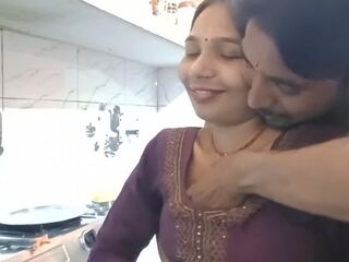 Frist Time xxx film with Bhabi Ik Kitchen Sex: Indian Old man sex film