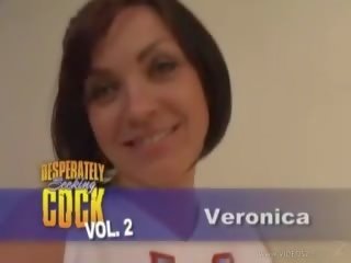 Veronika lapsa cheering par grūti jāšanās