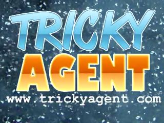 Tricky agjent - hiding nga the shi një brune është trapped!