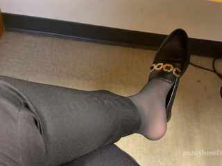 Pantyhose Foot Play in Public 2, Free HD xxx film a4