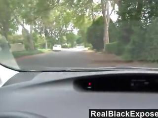 Realblackexposed - seksual uly emjekli gara has fun on a back seat maşyn