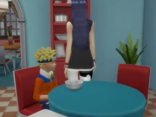 Naruto хентай sasuke se folla hinata анал mientras su marido duerme netorare