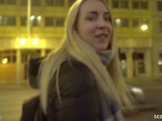 German Scout - College Teen Amaris Fucked at Street.